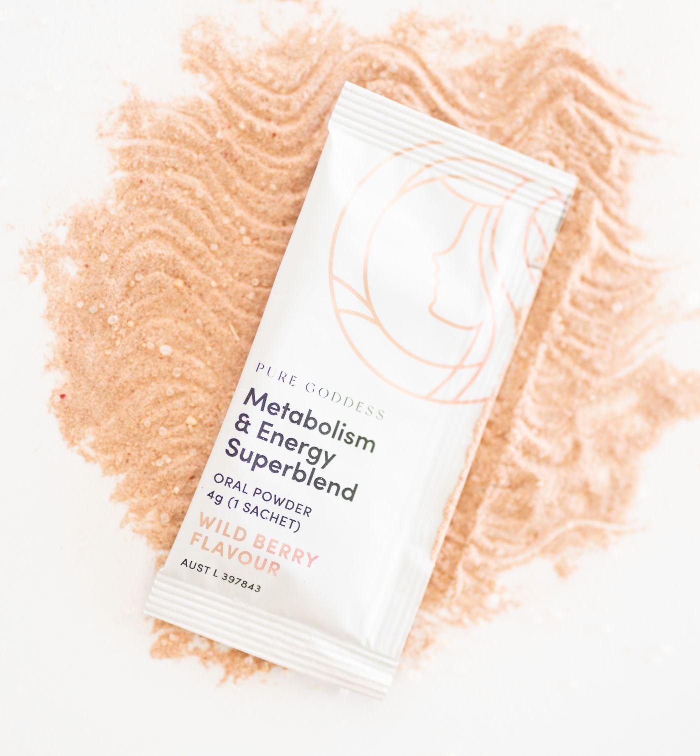 a sachet of metabolism and energy superblend to help with weight loss, food cravings and energy